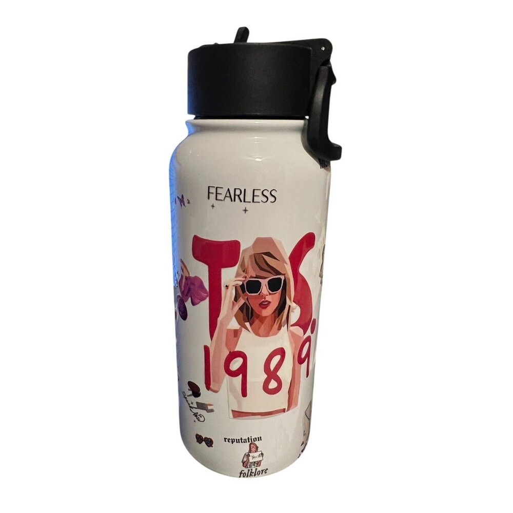 Taylor Swift Starbucks Enchanted themed Water bottle TS 1989 Reputation Folklore